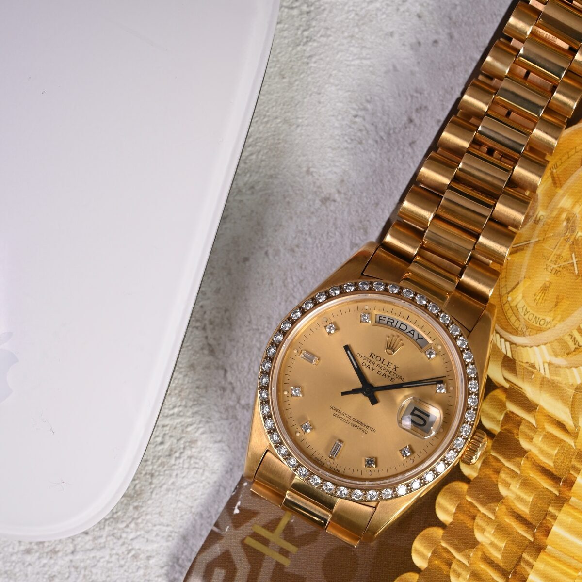 Rolex Day-Date Diamant Detail